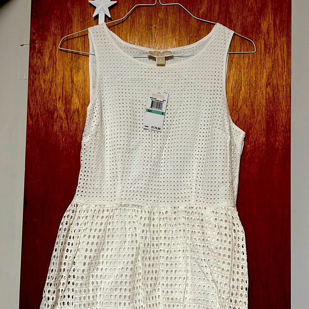 Brand new Michael Kors white dress size 8